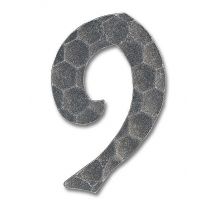 Schmiedeeisen Hausnummer - Ziffer 9