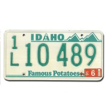 US - Nummernschild aus dem Bundesstaat Idaho