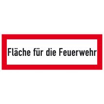 Hinweisschild für die Feuerwehr »Fläche für die Feuerwehr«
