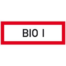 Hinweisschild für die Feuerwehr »BIO I«
