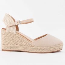 Montevita Sandalen Met Een Sleehak Gynny4 Beige