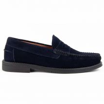Purapiel Mocassin Moretto4 Blauw