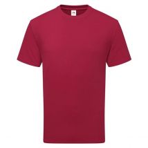 Fruit of the Loom Katoenen uniseks T-shirt voor volwassenen (Veenbes)