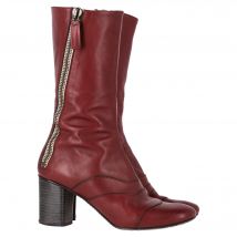 Chloé Rits Rond Neus Enkellaarsjes van Bordeau Leer