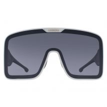 Carrera Shield Unisex Wit Zilver Spiegel Vlaglab 15