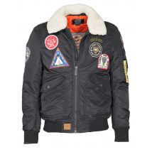 Top Gun bomberjack TG23003 met imitatiebontkraag