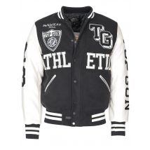 Top Gun college jas TG23001 in een mix van materialen