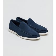 Ben Sherman Amarillo Suede Heren Navy Loafers