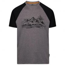 Trespass Heren Fullmer Mountain T-Shirt (Grijs Marl)