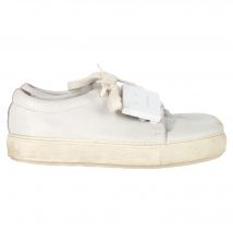 Acne Studios Adriana Lage Sneakers in Wit Leer