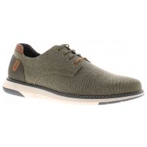 Hush Puppies Heren Veterschoenen Bruce Canvas Groen