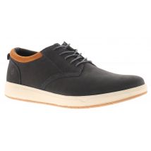 Hush Puppies Heren Veterschoenen Bowen Nubuck Leer Marineblauw
