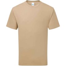 Russell Unisex Super Ringspun Katoen Klassiek T-Shirt voor Volwassenen (Tan)