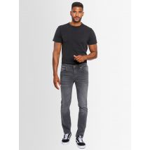 A. Salvarini Heren Jeans Slim Fit Stretch Denim 5-Pocket – Donkergrijs