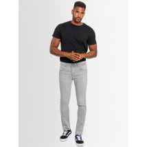 A. Salvarini Heren Jeans Slim Fit Stretch Denim 5-Pocket – Lichtgrijs