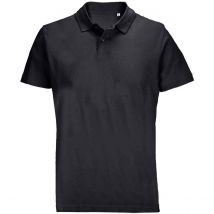 SOLS Pulse piqué poloshirt voor volwassenen, uniseks (Zwart)