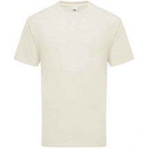 Fruit Of The Loom Heren Ringgesponnen Premium T-Shirt (Natuurlijk)