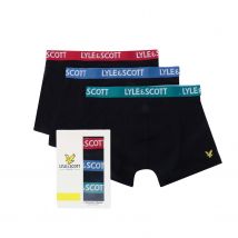 Lyle And Scott Markus 3 Pack Boxershort voor jongens in zwart