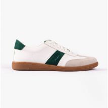 JOLEEN 01 Dames Sneakers Wit-Smaragd