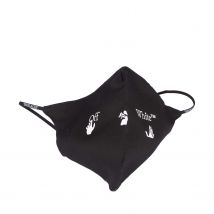 Accessoires Off White Zwemmen Eenvoudig Masker in Zwart-Wit