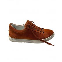 Jimmy Choo Cash Sneakers in Bruin Suède