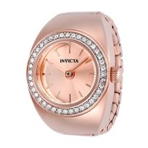 Invicta Mini 48945 Dames Horloge - Quartz Uurwerk - Roestvrij Staal met rosegouden Wijzerplaat - 17mm