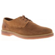 Hush Puppies Heren Schoenen Slimme Man Suède Leren Tan