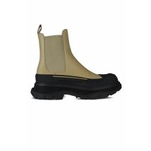 Alexander McQueen Tread Slick enkellaarzen beige