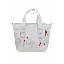 Christian Louboutin kleine draagtas Frangibus wit