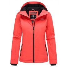 Marikoo dames overgangsjas lichtgewicht water- en windafstotend met capuchon coral pink