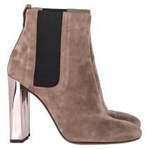 Fendi Hoge Chelsea Boots in Bruin Suède