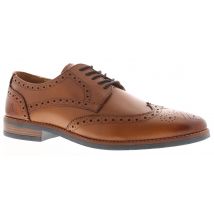 Hush Puppies Heren Smart Shoes Mack Leer tan
