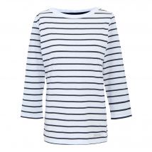 Regatta Dames/Dames Baylette II Gestreept T-shirt (Wit, Marine)