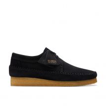 Clarks Weaver Suede herenschoenen in zwart