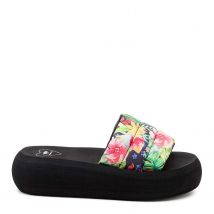 Damessandalen Rocket Dog Splash Bahama Flatform in zwart