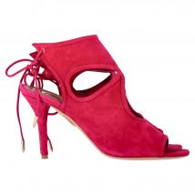 Aquazzura Sexy Thing Sandalen in Roze Suède