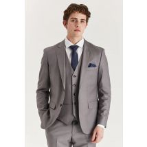 Heren grijs maatpak blazer formeel jasje