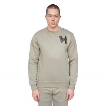 Henleys Heren Moorehen Sweatshirt met ronde hals (Stofblauw)