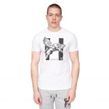 Henleys Heren Curveball T-Shirt (Wit)