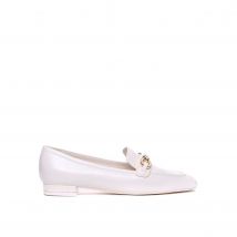 Stuart Weitzman Signature vierkante leren loafers