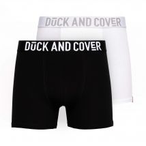 Duck and Cover Heren Salton Boxer Shorts (Set van 2) (Zwart/Wit)