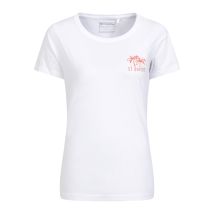 Mountain Warehouse Dames/Dames St Davids Bedrukt Biologisch T-shirt (Wit)