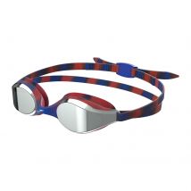 Speedo Kinder/Kids 2024 Hyper Flyer Spiegel Zwembril (Marine / Rood)
