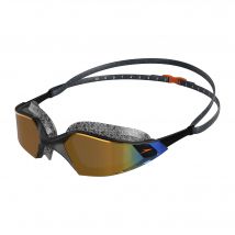 Speedo Unisex volwassen Aquapulse Pro Spiegel Zwembril (Zwart/Goud)