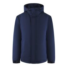Ice Iceberg effen marineblauwe jas met capuchon