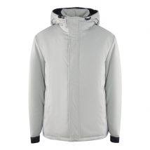Ice Iceberg effen grijze jas met capuchon