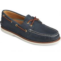 Sperry Authentic Gold Cup Heren Bootschoenen Van Leer In Marineblauw