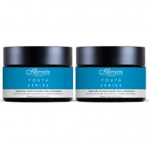 skinChemists Jeugdserie Salicylzuur & Kaolienklei Exfoliant 60 ml x 2 Duo Pack