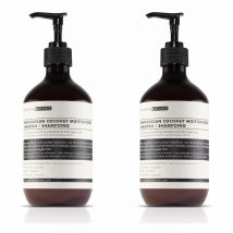 Biologische & Botanische Madagascan Kokos Vochtinbrengende Shampoo 500ml x 2 Duo Pack