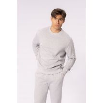 Essentiële ronde hals - grijs gemêleerd